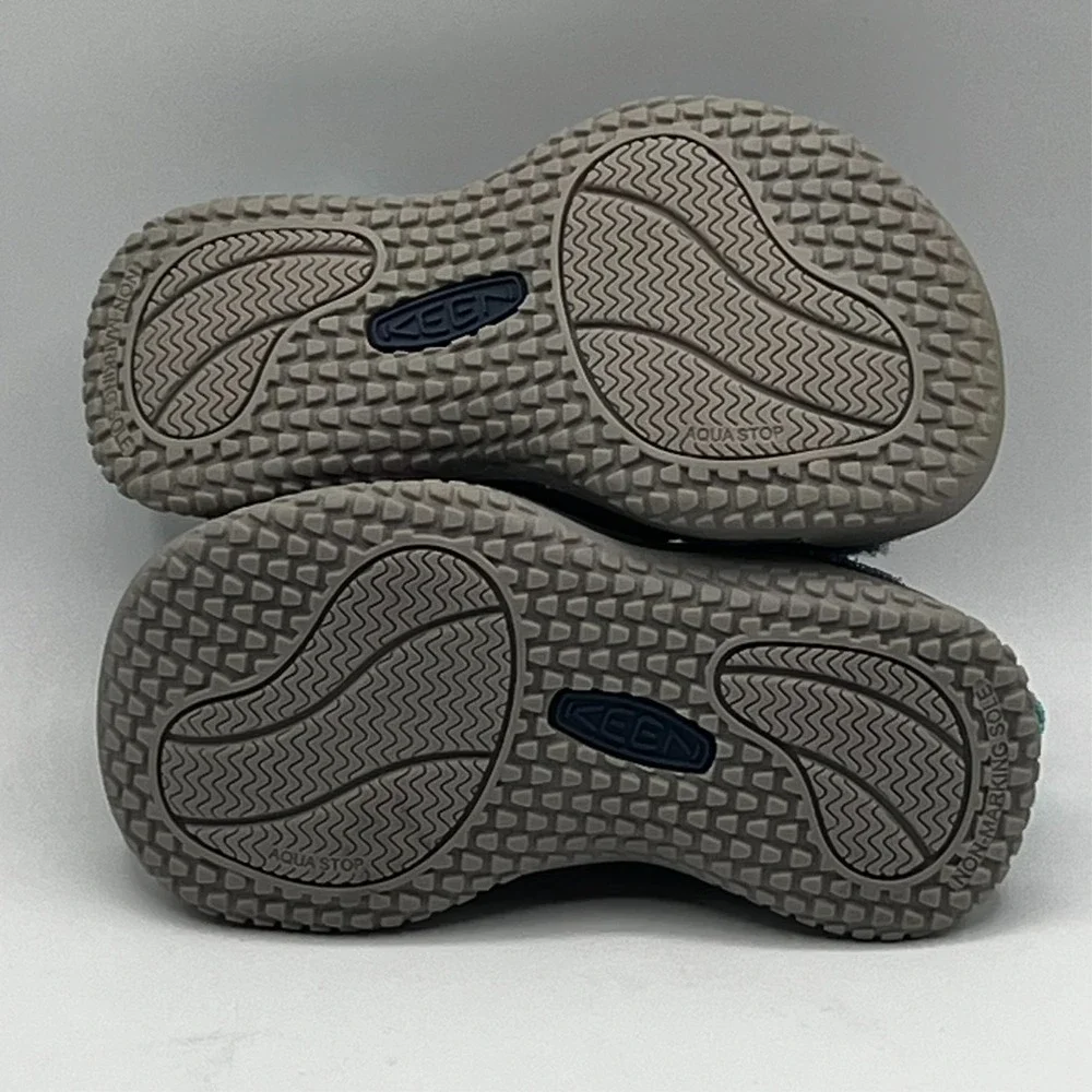 KEEN Kids Stingray Blue Depths Festival Fuchsia Waterproof Sandals Size 8‎